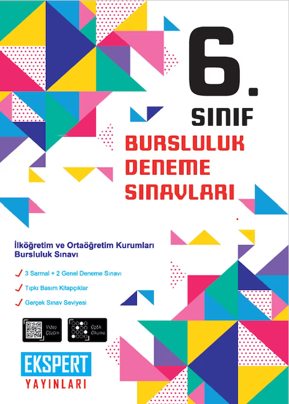  Bursluluk Deneme Sınavları 6 Sınıf (5Li Paket Deneme) | Kolektif | Ekspert Yayınları | 9786259430317 | 