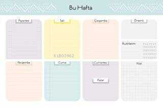  Haftalık Planlayıcı 6 | Haftalık Planlayıcı 6 | Wenote Tasarım | 8684378791047 