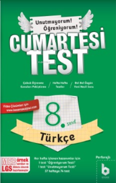 Türkçe;Cumartesi Test