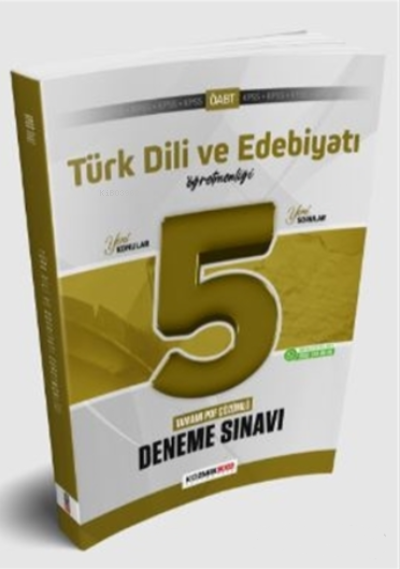  2021 ÖABT Türk Dili ve Edebiyatı Öğretmenliği 5li Deneme Sınavı PDF Çözümlü | 2021 ÖABT Türk Dili ve Edebiyatı Öğretmenliği 5li Deneme Sınavı PDF Çözümlü | Kolektif | Kozmik Oda Yayıncılık | 9786057018953 
