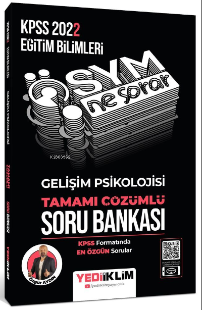  2022 Kpss EğitBilÖsym Ne Sorar Gelişim Psikolojisi ÇözSoru Bankası | Kolektif | Yediiklim Yayıncılık | 9786052899168 | 