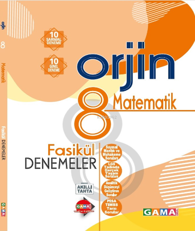  Gama 8Sınıf Orjin Matematik Fas Dnm | Kolektif | Gama Basım Yayın Dağıtım | 9786057790668 | 