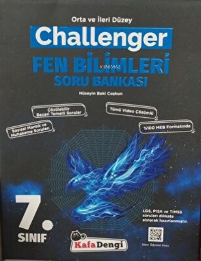 7.Sınıf Challenger Fen Bilimleri Soru Bankası (Tümü Video Çözümlü)