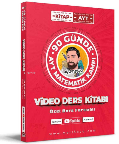  90 Günde AYT Matematik Kampı Video Ders Kitabı | Kolektif | KR Akademi | 9786056916083 | 