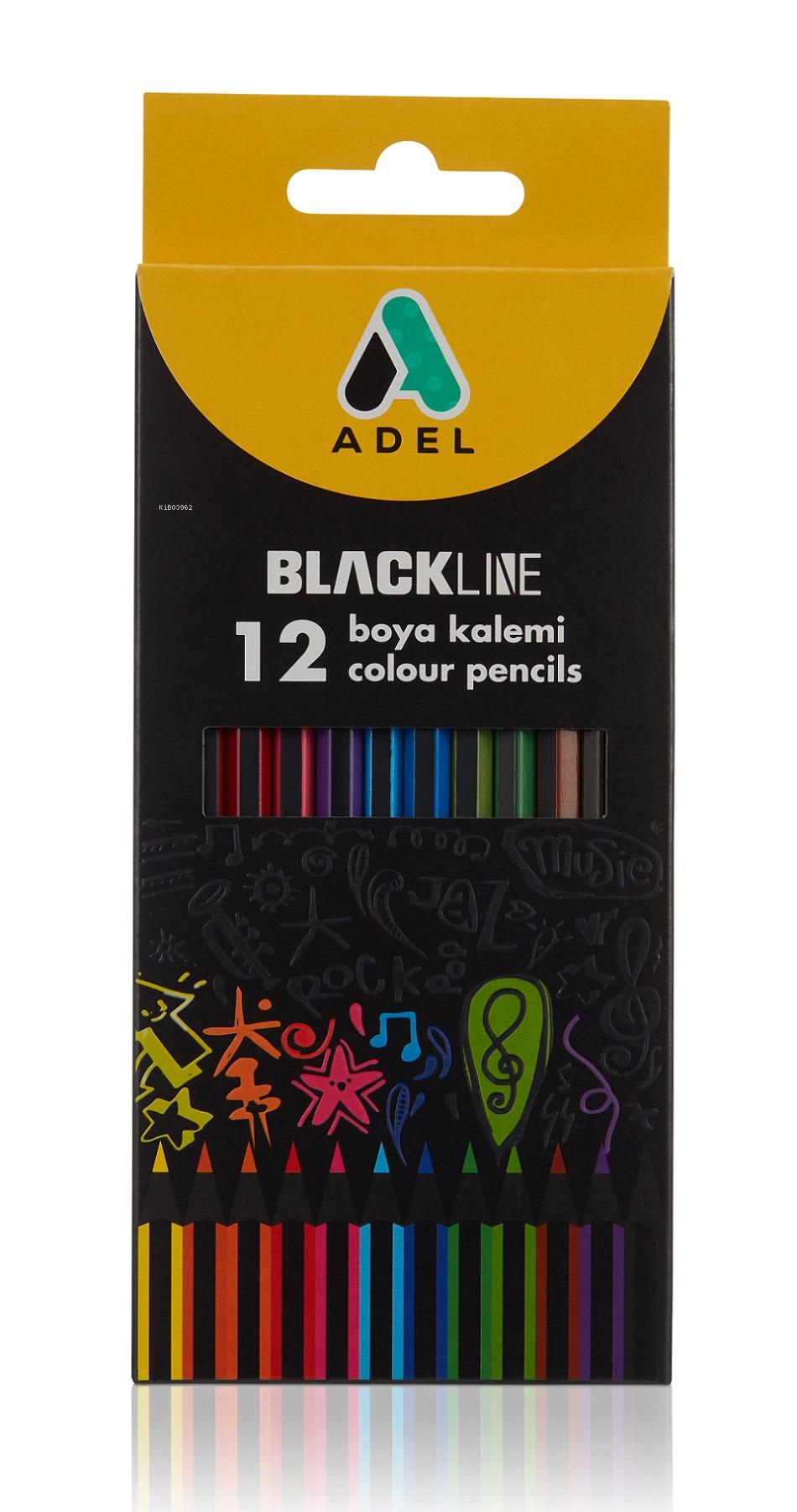  Adel Kuru Boya Blackline Tamboy Krtkt12 Renk | Adel Kuru Boya Blackline Tamboy Krtkt12 Renk | Adel | 8690826336456 