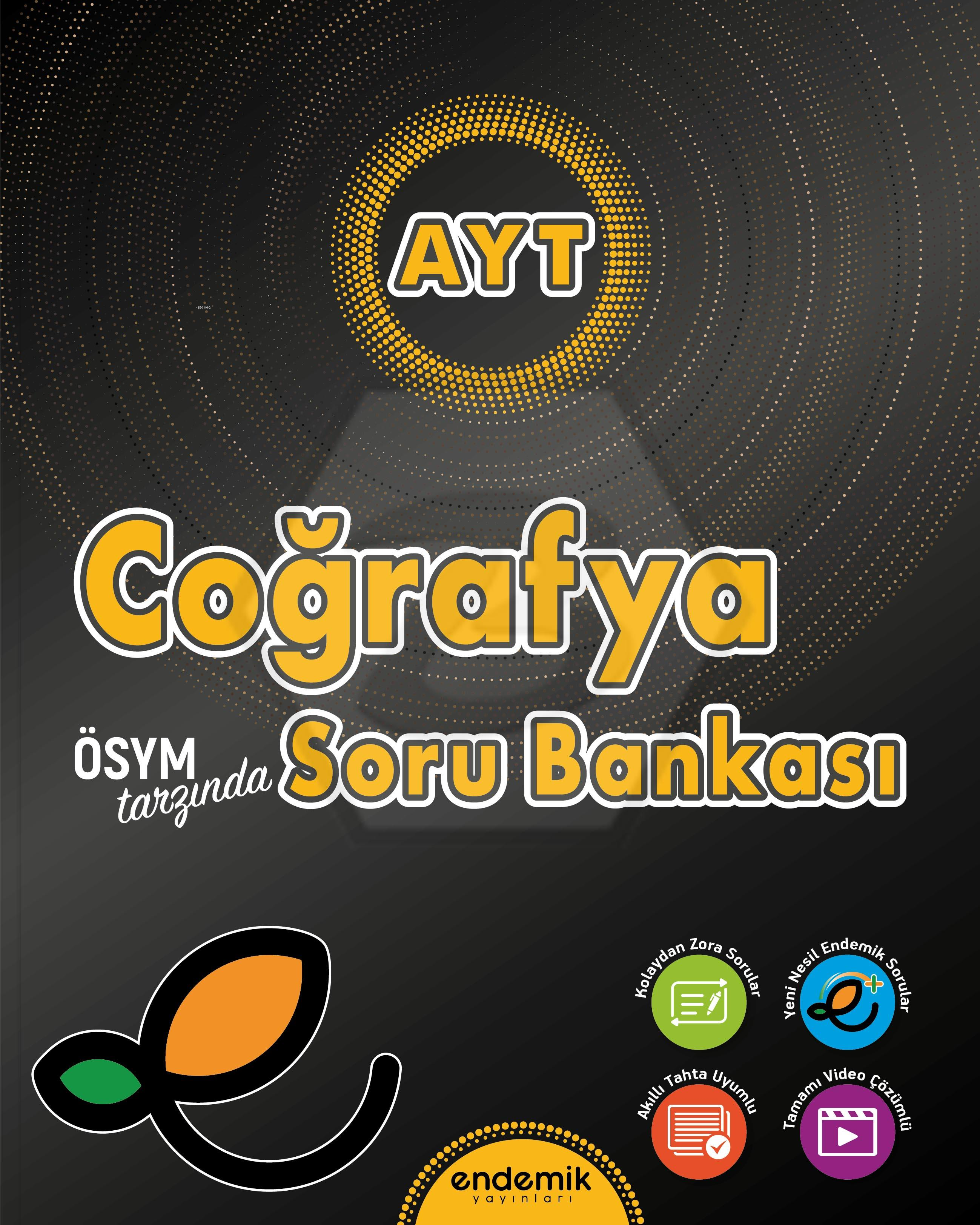 Endemik AYT Coğrafya Soru Bankası 2024 | Burçak Kaya Bozatlı | Burçak Kaya Bozatlı | Endemik Yayınları (Hazırlık) | 9786257430739 | 