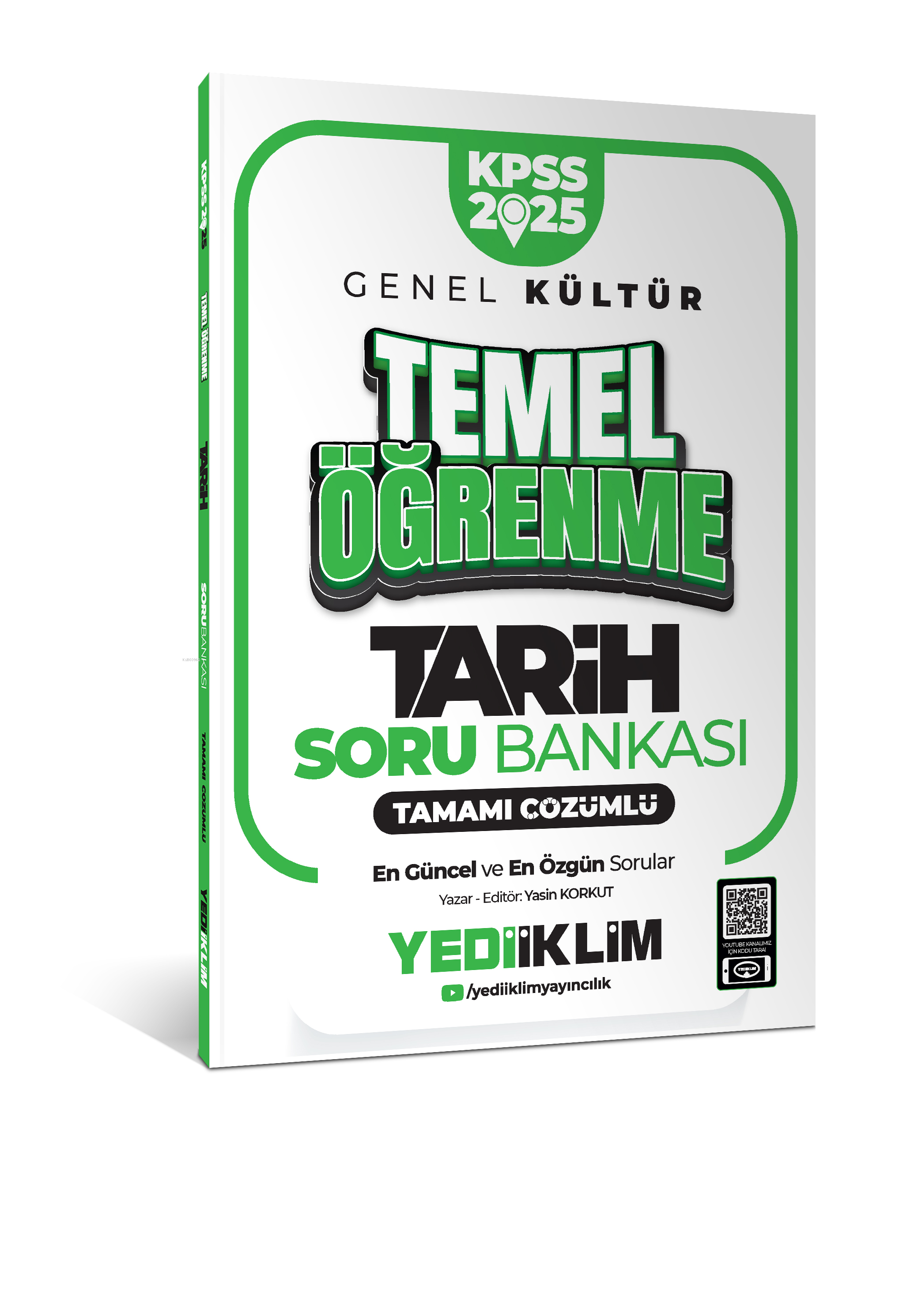 Yediiklim 2025 KPSS Genel Kültür Tarih Temel Öğrenme Tamamı Çözümlü Soru Bankası