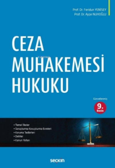  Ceza Muhakemesi Hukuku | Feridun Yenisey | Ayşe Nuhoğlu | Seçkin Yayıncılık | 9789750272226 | 