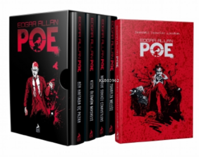  Edgar Allan Poe Seti (Edgar Allan Poe Defteri Hediyeli) | Edgar Allan Poe Seti (Edgar Allan Poe Defteri Hediyeli) | Edgar Allan Poe | Öznur Özkaya | Serdar Gökmen | Ren Kitap | 9786257500371 