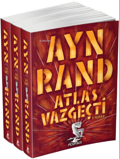  Atlas Vazgeçti (3 Kitaplık Set) | Atlas Vazgeçti (3 Kitaplık Set) | Ayn Rand | Pegasus Yayıncılık | 9786254102677 
