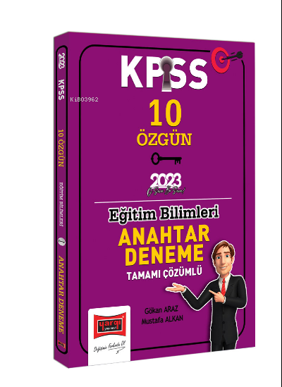  2023 KPSS Eğitim Bilimleri Tamamı Çözümlü Anahtar 10 Özgün Deneme | 2023 KPSS Eğitim Bilimleri Tamamı Çözümlü Anahtar 10 Özgün Deneme | Mustafa Alkan | Gökan Araz | Yargı Yayınevi | 9786254213205 