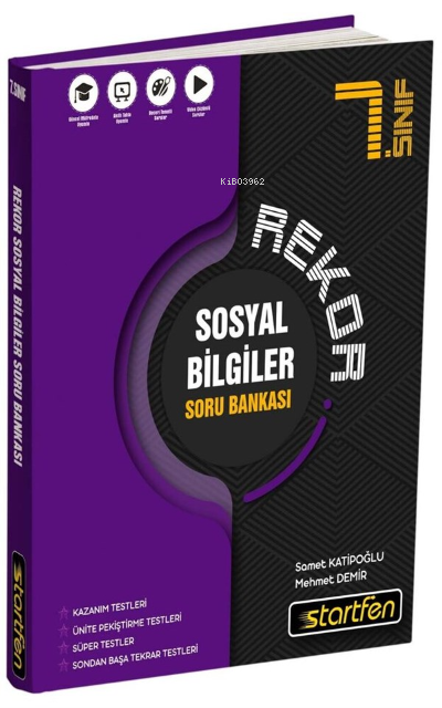  7 Sınıf Sosyal Rekor Soru Bankası | Kolektif | Startfen | 9786258448641 | 