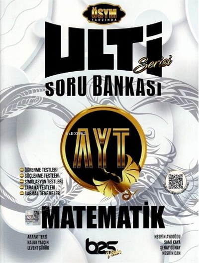  Bes Ulti Yks Ayt Soru Bankası Matematik 2022 | Kolektif | Bes Yayınları (Hazırlık) | 9786052624975 | 