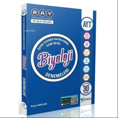 Toprak Yayınları Ayt Biyoloji Deneme Kitabı