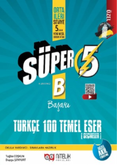 Süper 5 Türkçe 100 Temel Eser Yeni Nesil Deneme Kitabı