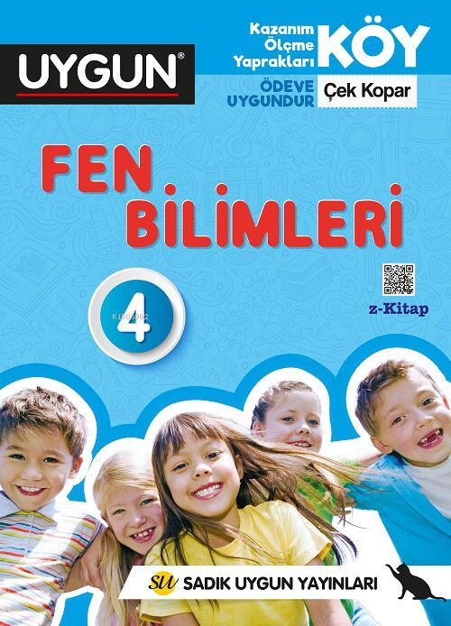  4 Sınıf Fen Bilimleri KÖY Çek Kopart Yaprak Test | 4 Sınıf Fen Bilimleri KÖY Çek Kopart Yaprak Test | Kolektif | Sadık Uygun Yayınları | 9789756019696 