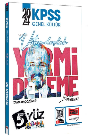 Yargı 2024 KPSS 5Yüz Ekibi Vatandaşlık Tamamı Çözümlü 15 Deneme