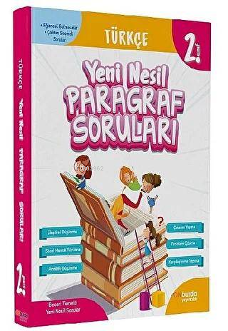 2Sınıf Türkçe Yeni Nesil Paragraf Soruları | 2Sınıf Türkçe Yeni Nesil Paragraf Soruları | Kolektif | Onburda Yayınları (Bayilik) | 9786257542852 
