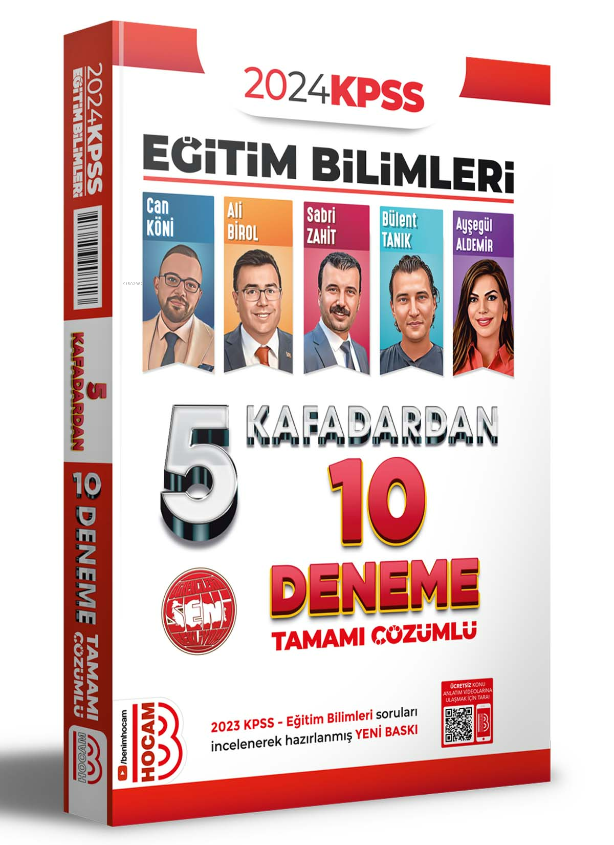 Benim Hocam 2024 KPSS Eğitim Bilimleri 5 Kafadardan Tamamı   Çözümlü 10 Deneme