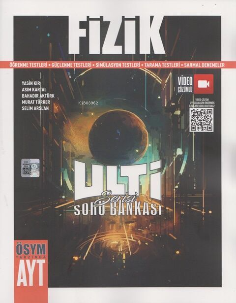  Bes Yayınları AYT Fizik Ulti Serisi Soru Bankası | Bes Yayınları AYT Fizik Ulti Serisi Soru Bankası | Kolektif | Bes Yayınları (Hazırlık) | 9786052629338 