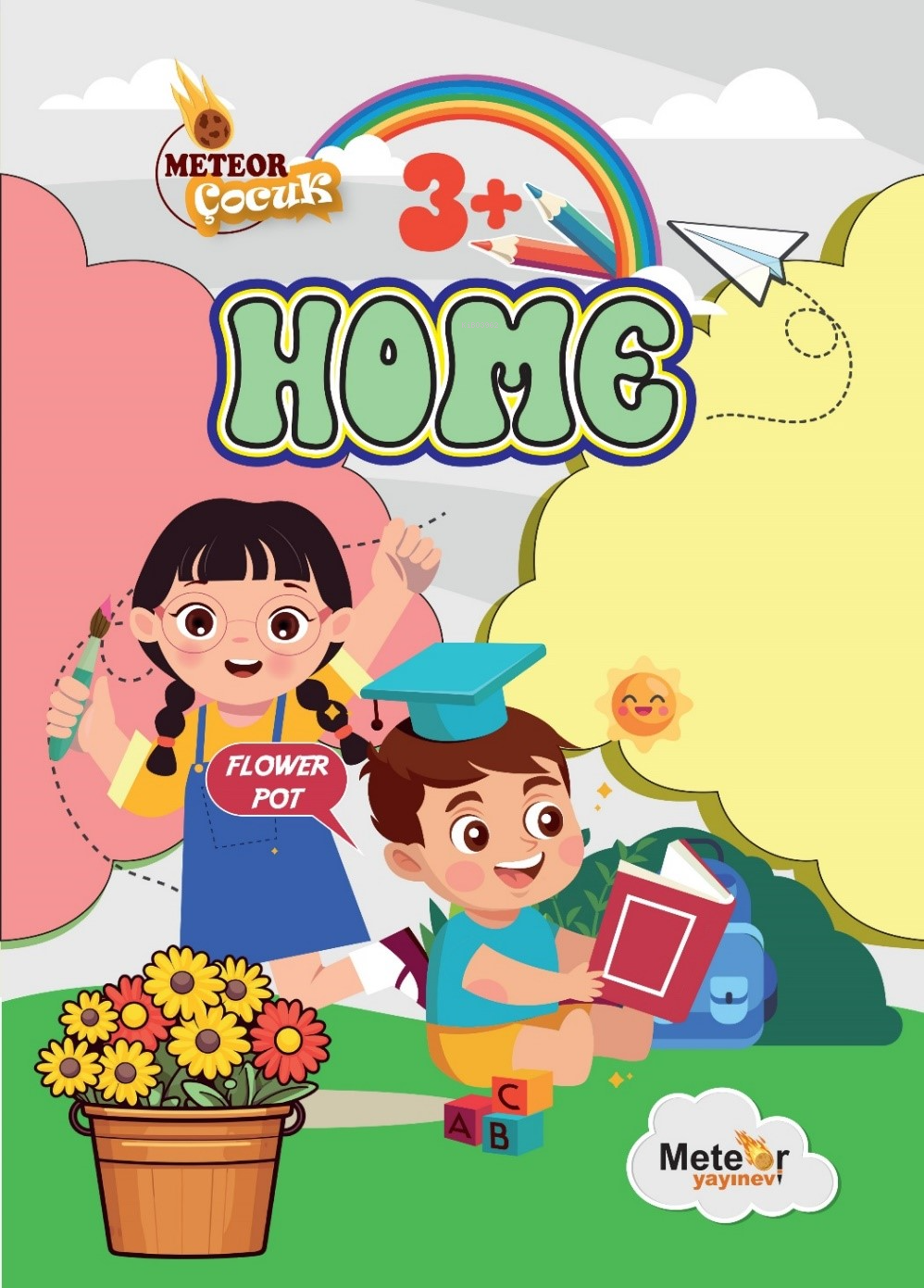 Homes (Ev Bölümleri) ;Türkçe – İngilizce Boyama Kitabı