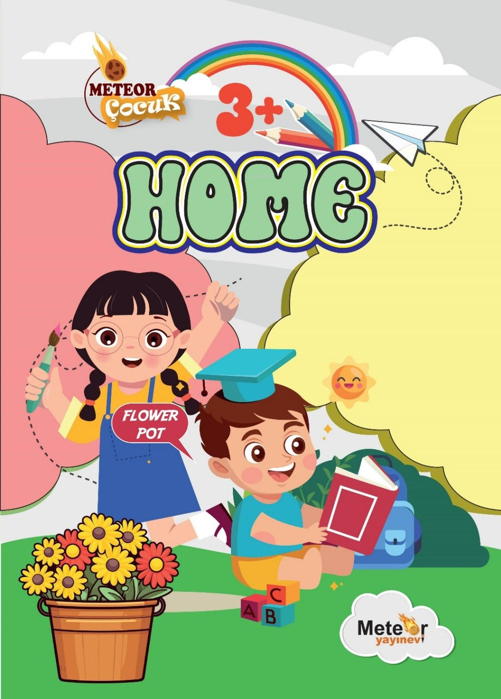  Homes (Ev Bölümleri) Türkçe – İngilizce Boyama Kitabı | Homes (Ev Bölümleri) Türkçe – İngilizce Boyama Kitabı | Umut Öz | Meteor Yayınevi | 9786259464343 