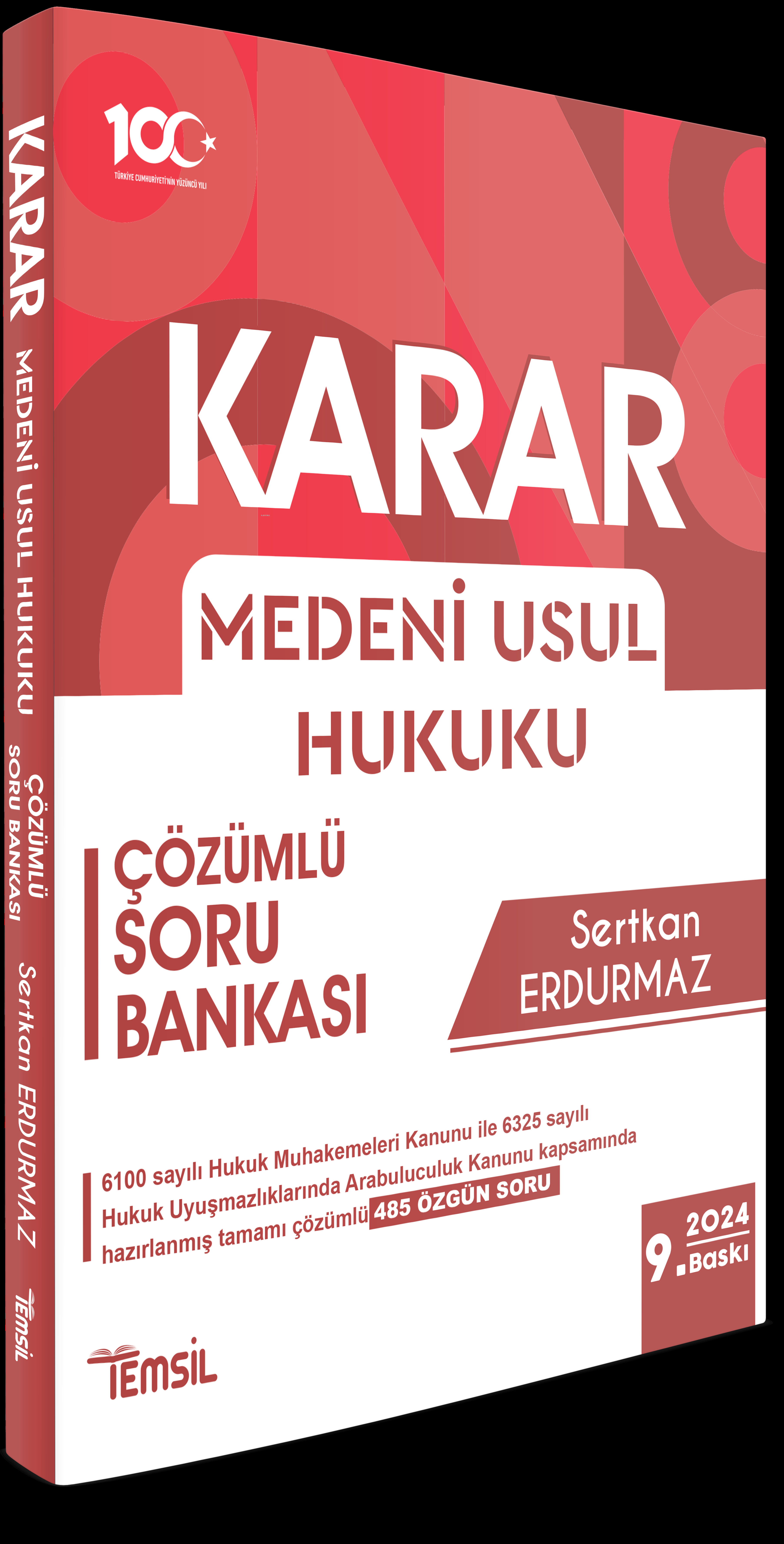  Karar Medeni Usûl Hukuku Çözümlü Soru Bankası | Karar Medeni Usûl Hukuku Çözümlü Soru Bankası | Sertkan Erdurmaz | Temsil Kitap | 9786256416086 