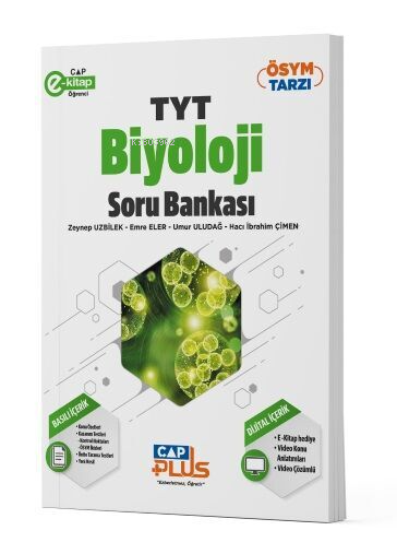 Çap Yayınları TYT Biyoloji Plus Serisi Soru Bankası