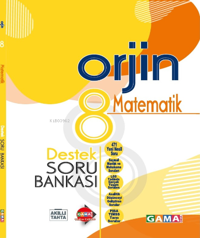  Gama 8Sınıf Orjin Matematik Destek SB | Kolektif | Gama Basım Yayın Dağıtım | 9786057790699 | 