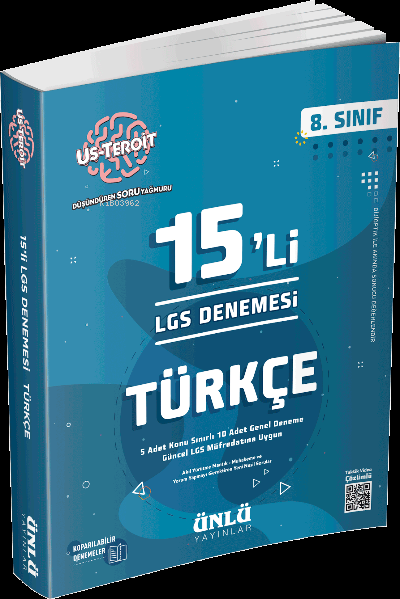 Ünlü 8.Sınıf Us Teroit 12 li Türkçe Lgs Denemesi
