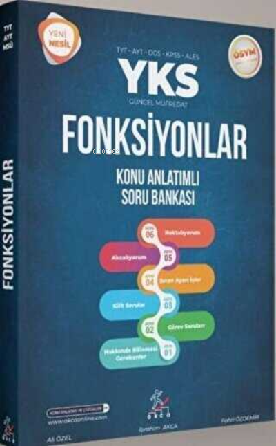 Ünlüler Karması Akça Serisi  Yks Foksiyonlar  Konu Anlatımlı Soru Bankası