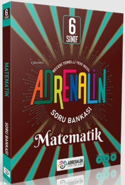  Adrenalin Yayınları 6Sınıf Matematik Soru Bankası | Kolektif | Adrenalin Yayınları | 9786057181367 | 