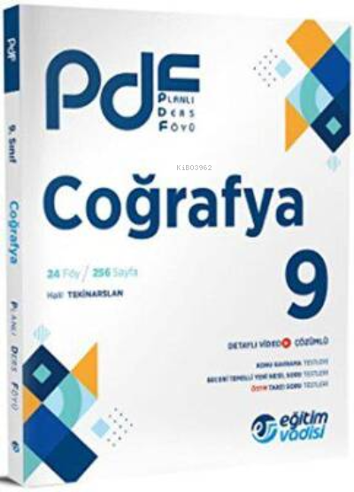  2023 9Sınıf (Pdf) Cografya | 2023 9Sınıf (Pdf) Cografya | Kolektif | Eğitim Vadisi Yayınları | 9786256911109 