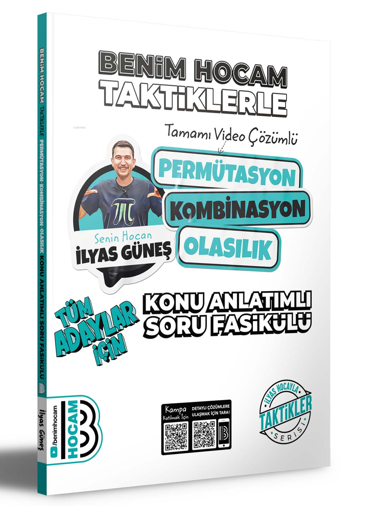 2024 Tüm Adaylar İçin Taktiklerle Permütasyon Kombinasyon Olasılık Konu Anlatımlı Soru Fasikülü Benim Hocam Yayınları