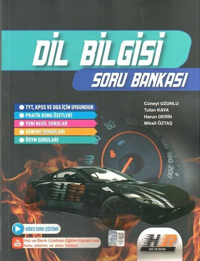  Hız ve Renk Yayınları TYT AYT Dil Bilgisi Soru Bankası | Kolektif | Hız ve Renk Yayınları (Hazırlık) | 9786257532419 | 