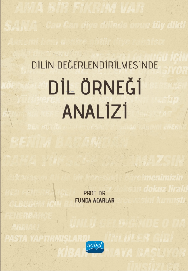 Dilin Değerlendirilmesinde Dil Örneği Analizi