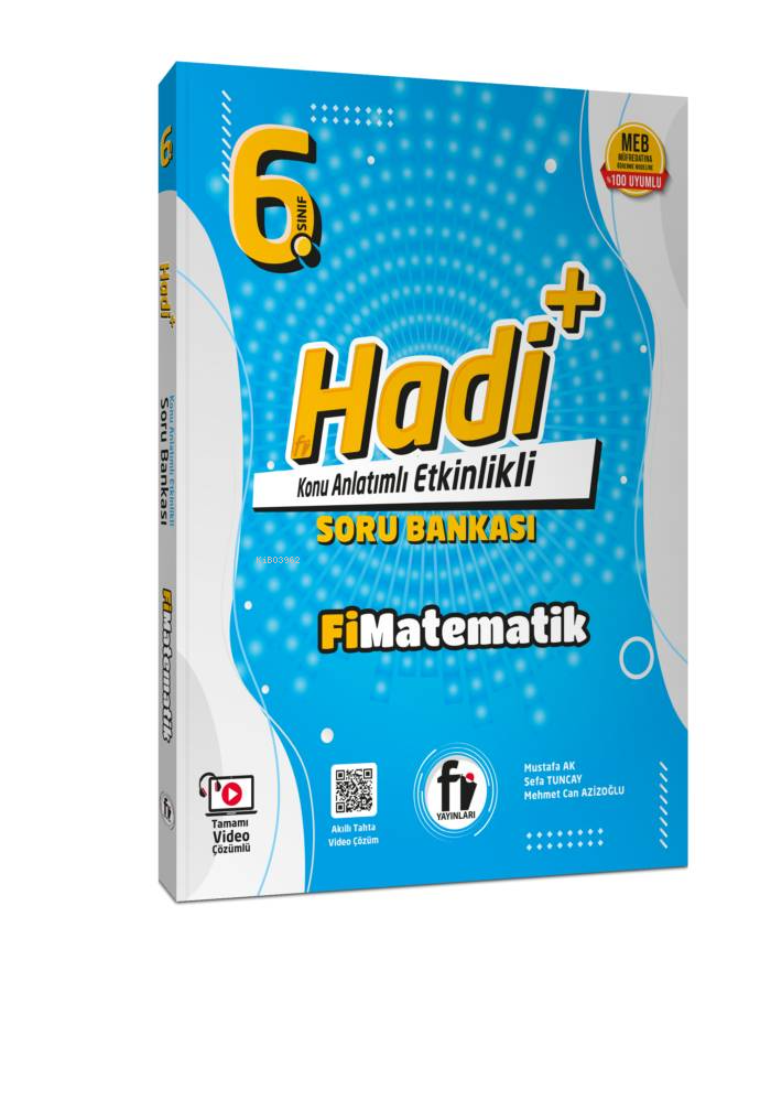  Fi Yayınları 6 Sınıf Hadi+ Matematik Soru Bankası | Fi Yayınları 6 Sınıf Hadi+ Matematik Soru Bankası | Mehmet Can Azizoğlu | Mustafa Ak | Sefa Tuncay | Fi Yayınları | 9786052672808 