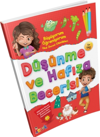  Büyüyorum Öğreniyorum Okul Öncesi Etkinlikleri Düşünme Ve Hafıza Becerisi | Kolektif | Bıcırık Yayınları | 9786051836133 | 