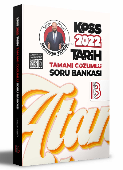  2022 KPSS Tarih Tamamı Çözümlü Soru Bankası | Ramazan Yetgin | Benim Hocam Yayınları | 9786052779477 | 