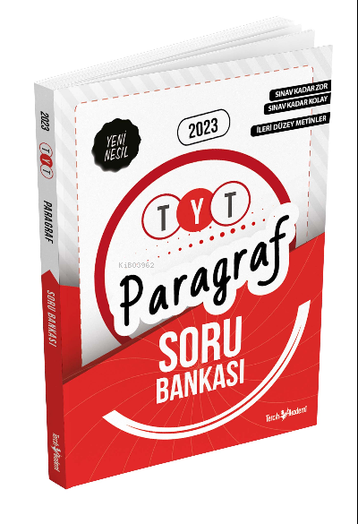  2022 TYT Paragraf Soru Bankası | Kolektif | Ethem Bilici | Tercih Akademi | 9786257644334 | 