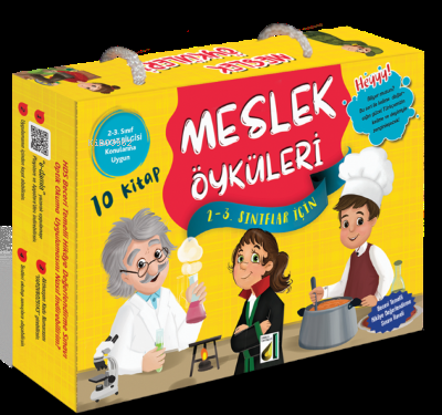 Meslek Öyküleri (10 Kitap Takım) ;1-3 Sınıflar İçin