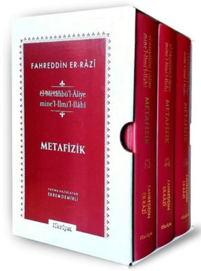 Metafizik: el-Metalibü'l - Aliye Seti - (3 Cilt Takım; Kutulu; Şamua Kağıt)