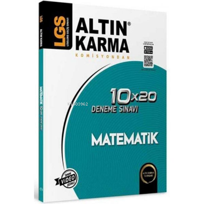 Altın Karma 8.Sınıf LGS Matematik 10x20 Deneme Sınavı