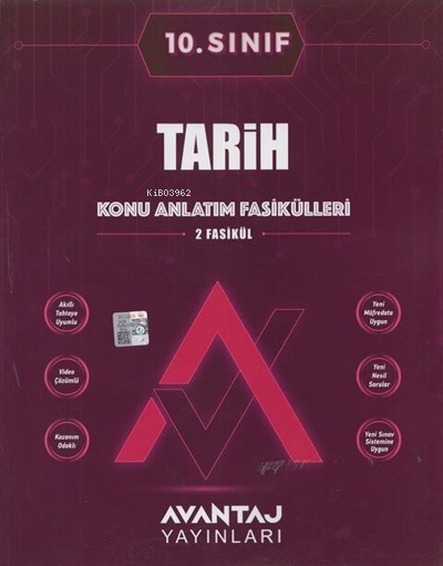 Avantaj Yayınları 10.Sınıf Tarih Konu Anlatım Fasikülleri