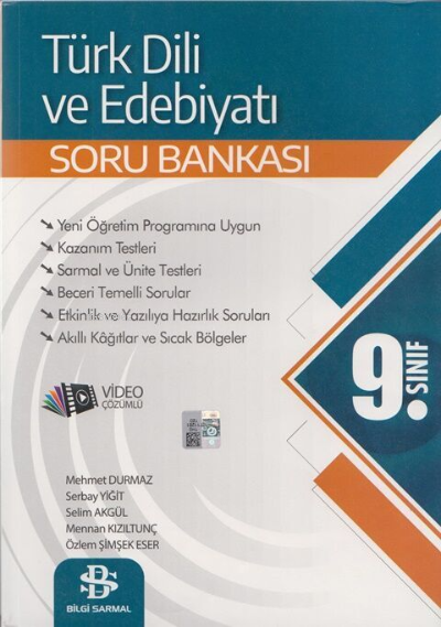  9 Sınıf Türk Dili ve Edebiyatı Soru Bankası Bilgi Sarmal Yayınları | 9 Sınıf Türk Dili ve Edebiyatı Soru Bankası Bilgi Sarmal Yayınları | Kolektif | Bilgi Sarmal | 9786258070217 