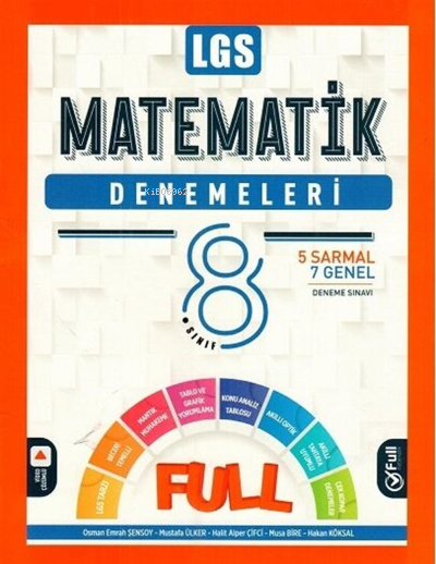  Full 08Sınıf Deneme Matematik 2022 | Full 08Sınıf Deneme Matematik 2022 | Kolektif | Full Matematik Yayınları (Hazırlık) | 9786057040664 