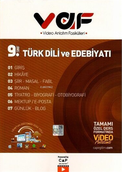 Vaf 9.Sınıf T.Dili Edebiyatı - 2021