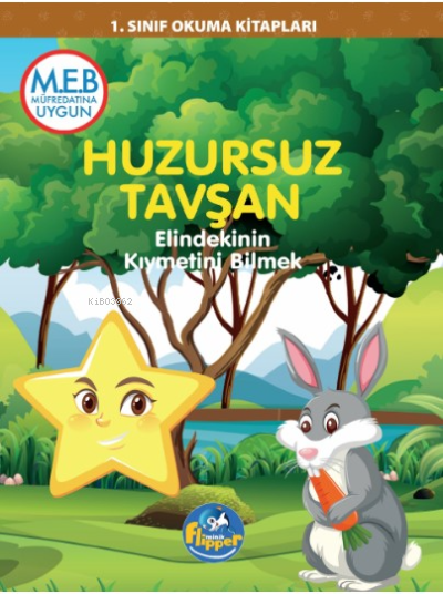  Huzursuz Tavşan | Huzursuz Tavşan | Derya Erdoğmuş | Flipper Yayınları | 9786256951839 