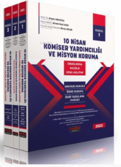  10 Nisan Komiser Yardımcılığı ve Misyon Koruma | 10 Nisan Komiser Yardımcılığı ve Misyon Koruma | Ahmet Nohutçu | Ahmet Gazi Kaya | Olcay Aslan | Savaş Yayınevi | 9786258136111 