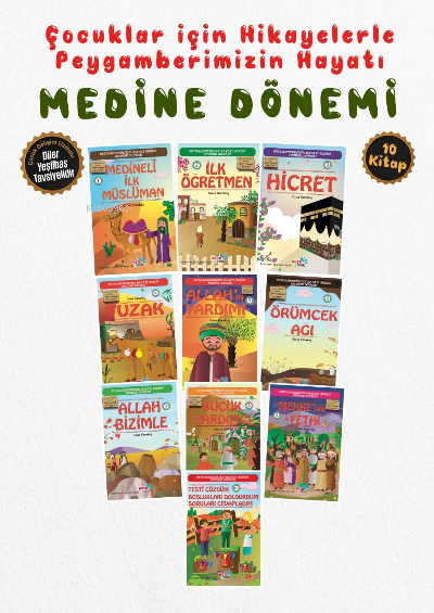 Çocuklar İçin Medine Dönemi Seti (10 Kitap Takım)